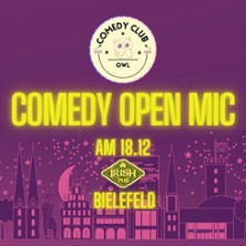Comedy Open Mic Bielefeld 29.01.2026 Irish Pub Bielefeld