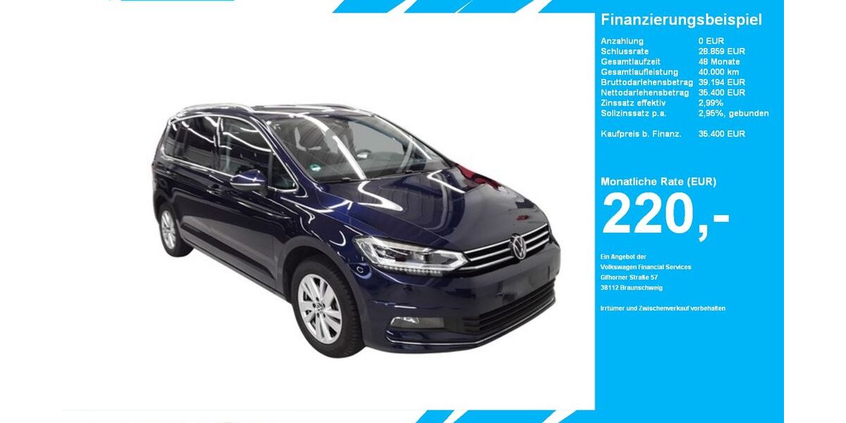 VW Touran 20.666 km 35.400 &euro; Gütersloh 33334