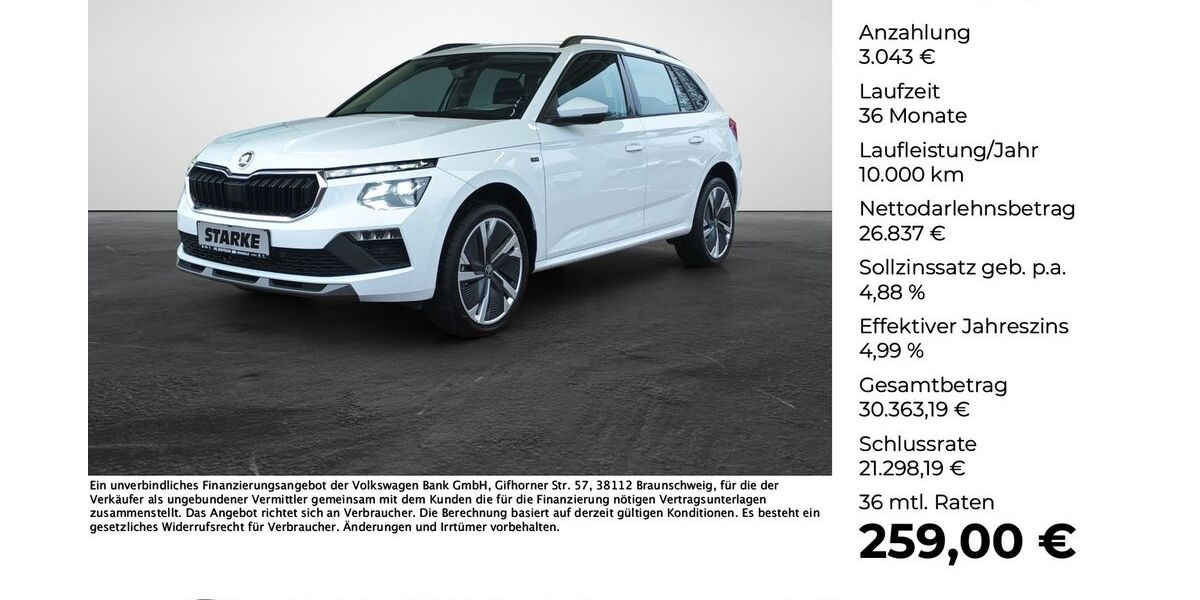 Skoda Kamiq 6.545 km 29.490 &euro; Versmold 33775