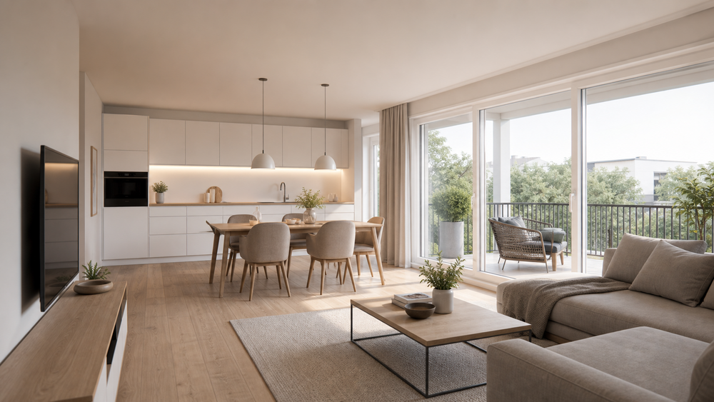 Etagenwohnung Bielefeld Senne - 3 Zimmer, 88 m&sup2;, 1.320&euro; | Angebot:26913372