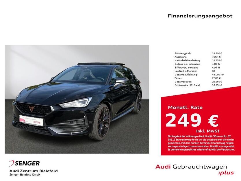 Cupra Leon 13.157 km 28.780 € Bielefeld 33609