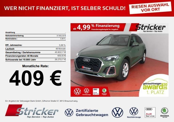 Audi Q5 35.237 km 36.949 &euro; Detmold 32760