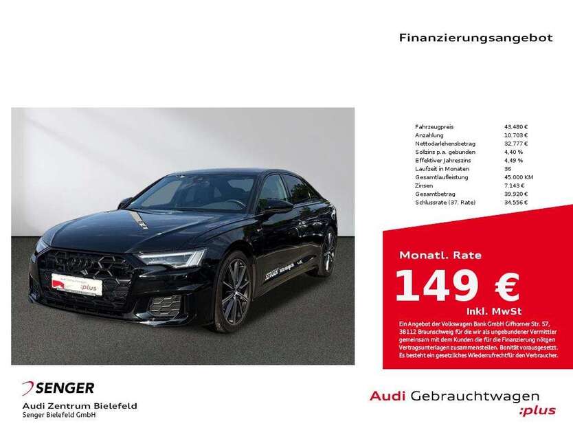 Audi A6 38.000 km 43.480 € Bielefeld 33609