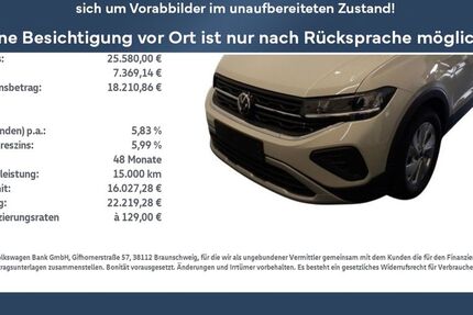 VW T-Cross 5.529 km 25.580 &euro; Rietberg 33397