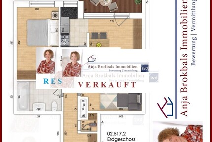 Erdgeschoss 2 in Kattenstroth_provisionsfrei für Käufer 2 zimmer