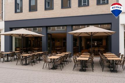 Top-Gastronomiefläche in Herforder Fußgängerzone – 360 m², große Fensterfront, Innen- & Außenplätze! zimmer