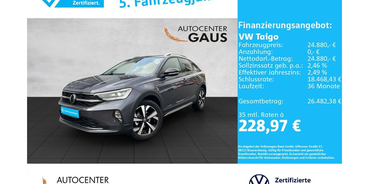 VW Taigo 11.712 km 24.480 &euro; Bielefeld 33699