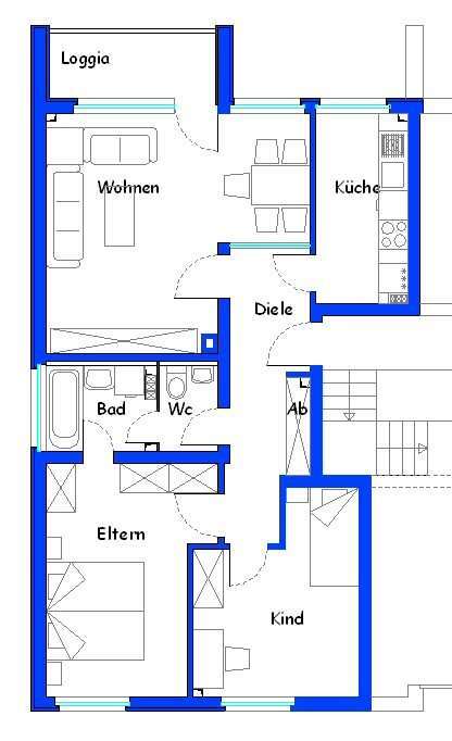 Wohnung zum Mieten in Oerlinghausen 549 € 71.31 m²
