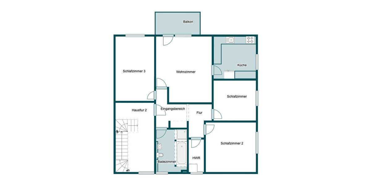 Modern & großzügig - zentrumsnahe 4-Zimmer-Wohnung mit Carport 4 zimmer