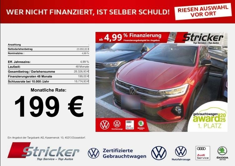 VW Taigo 12.178 km 22.949 &euro; Detmold 32760