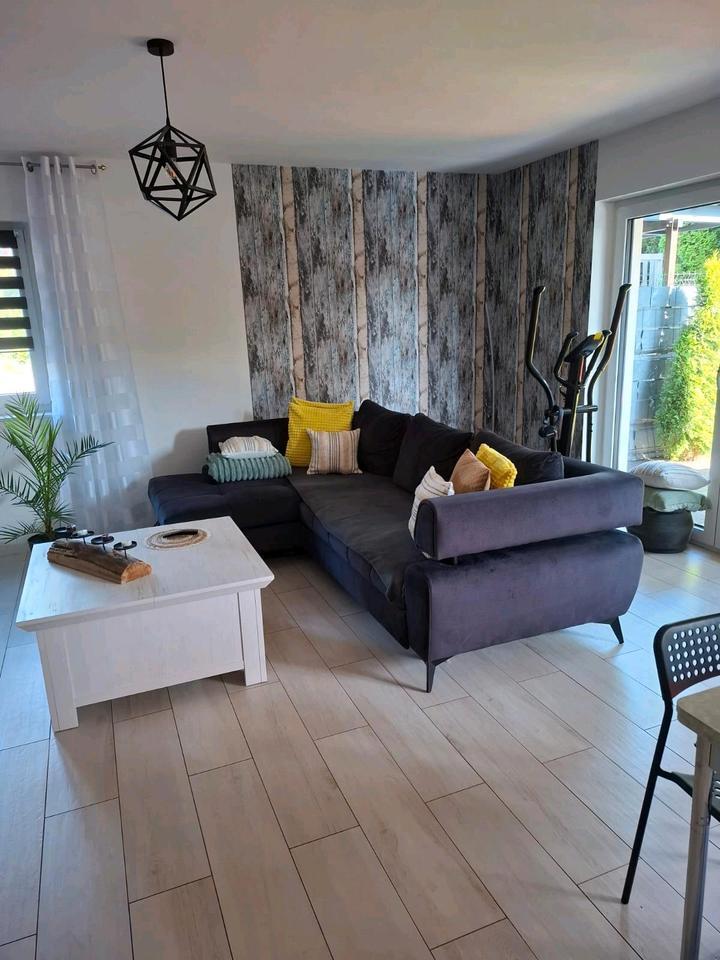 Schöne moderne Wohnung mit garten. 2019bj.