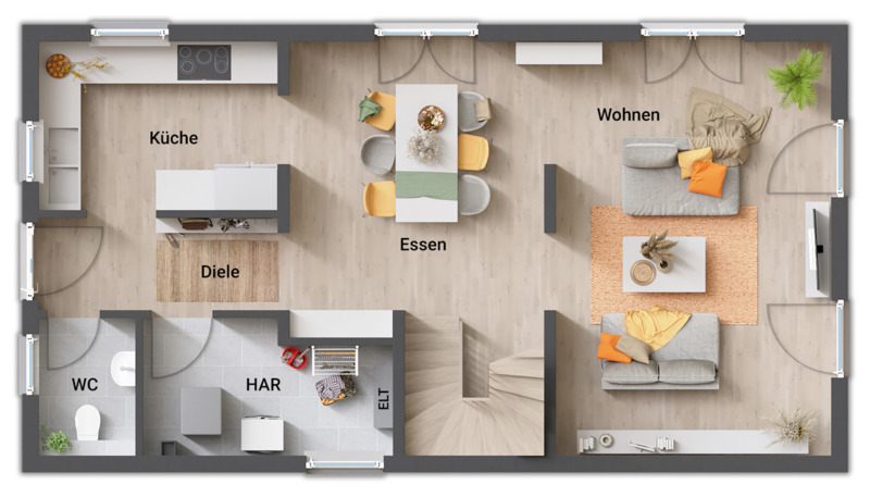 Einfamilienhaus Gütersloh Isselhorst - 4 Zimmer, 132 m&sup2;, 468.050&euro; | Angebot:25748048