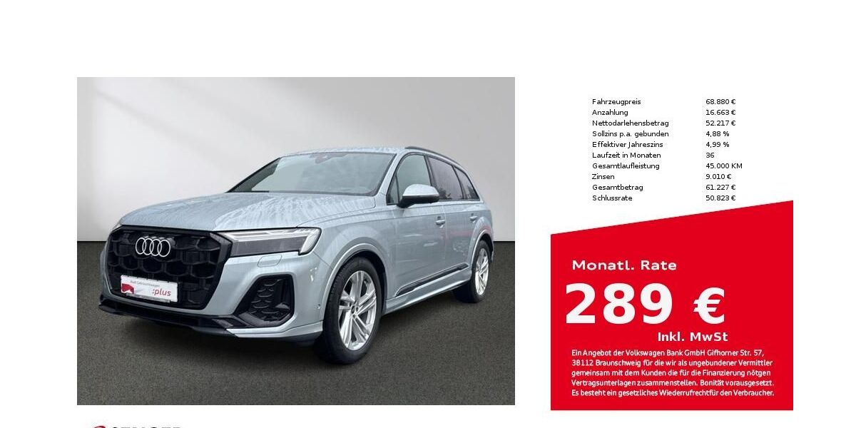Audi Q7 20.708 km 66.880 &euro; Bielefeld 33609