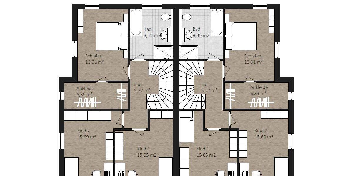 Doppelhaushälfte Bielefeld Sennestadt - 5 Zimmer, 183 m&sup2;, 1.890&euro; | Angebot:26248131