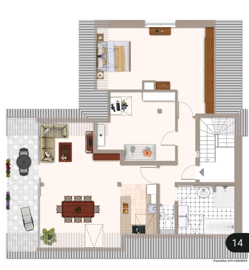 helle 3 Zimmer Wohnung mit Balkon und EBK in Paderborn-Wewer zimmer