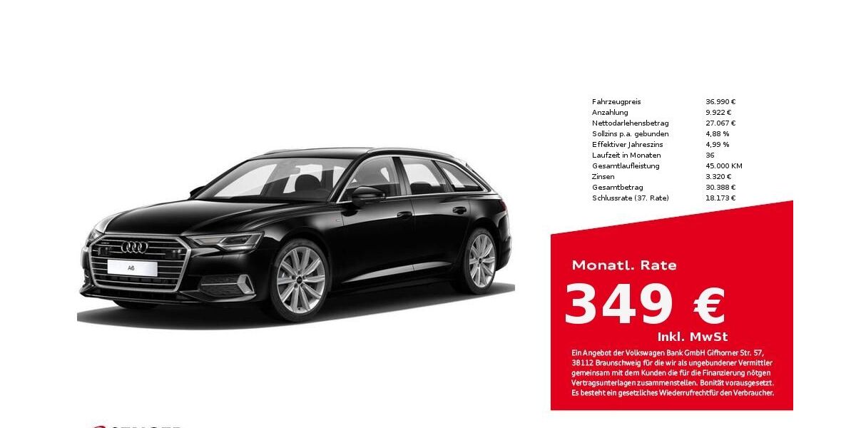 Audi A6 61.554 km 36.990 &euro; Bielefeld 33609