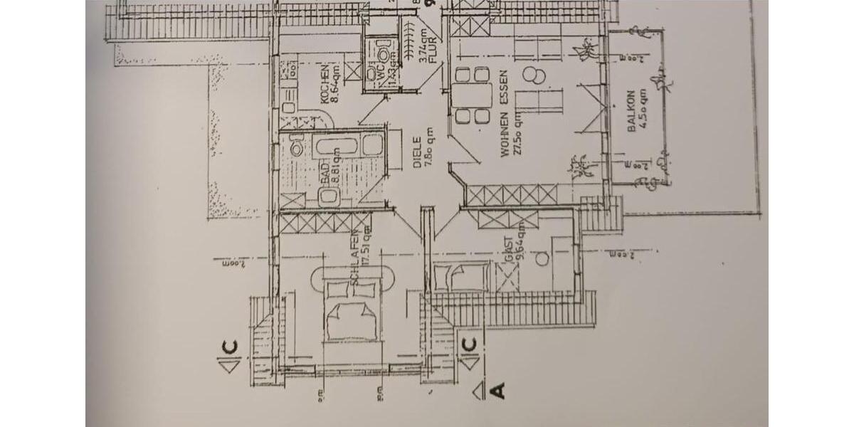 Dachgeschoßwohnung Oerlinghausen - 3 Zimmer, 90 m&sup2;, 260.000&euro; | Angebot:25632637