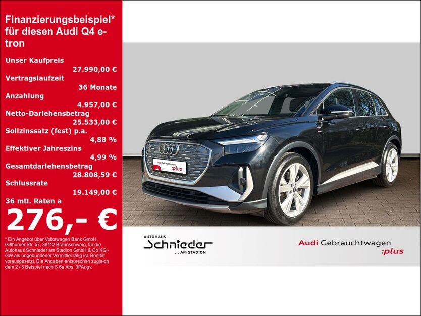 Audi Q4 e-tron 81.170 km 27.990 € Herford 32052