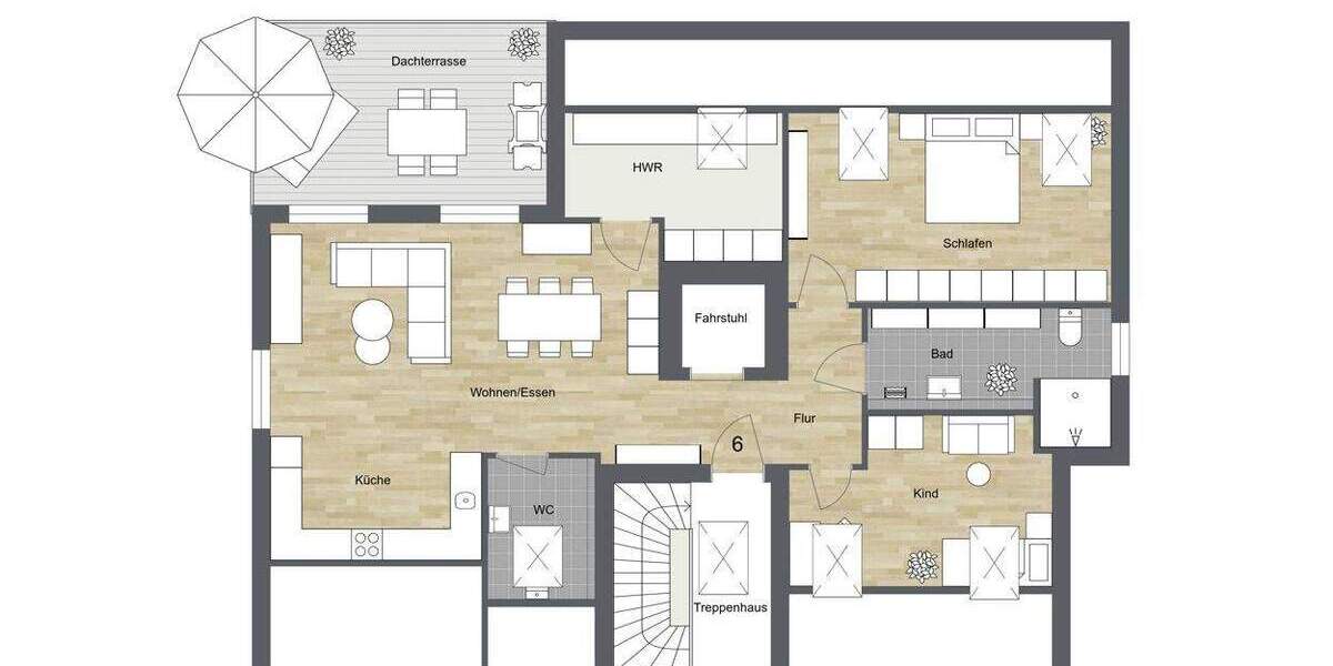 Etagenwohnung Leopoldshöhe Asemissen - 3 Zimmer, 108 m&sup2;, 457.000&euro; | Angebot:25669156