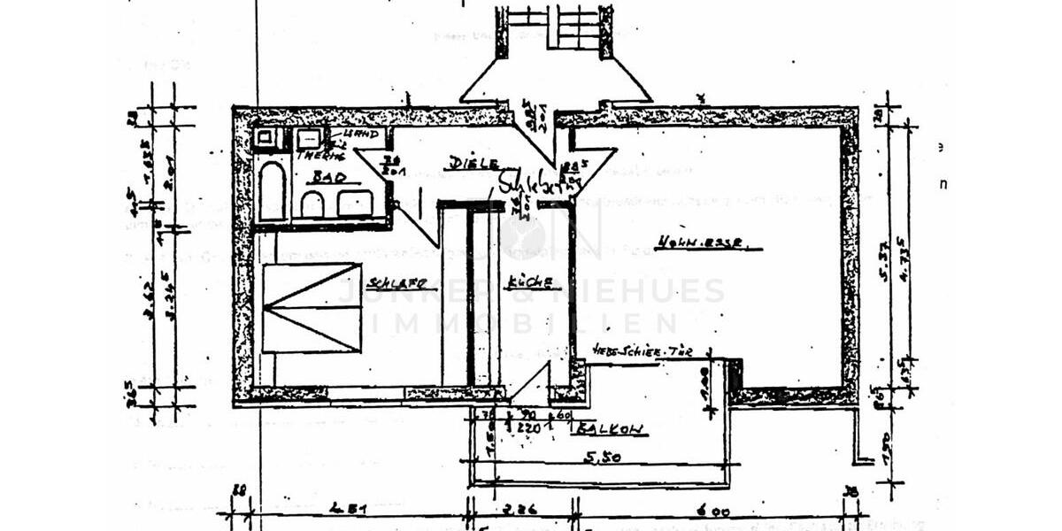 Etagenwohnung Werther (Westfahlen) - 2 Zimmer, 66 m&sup2;, 700&euro; | Angebot:25104752
