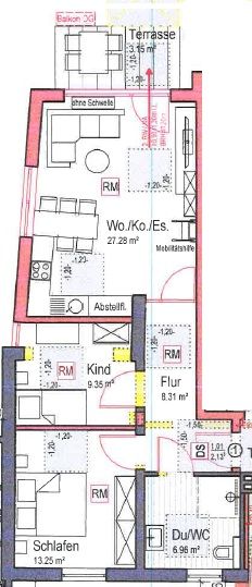 *3-Zimmerwohnung mit Terrasse oder Balkon *Neubau-Erstbezug* - Erdgeschoßwohnung Harsewinkel | Angebot:26750560
