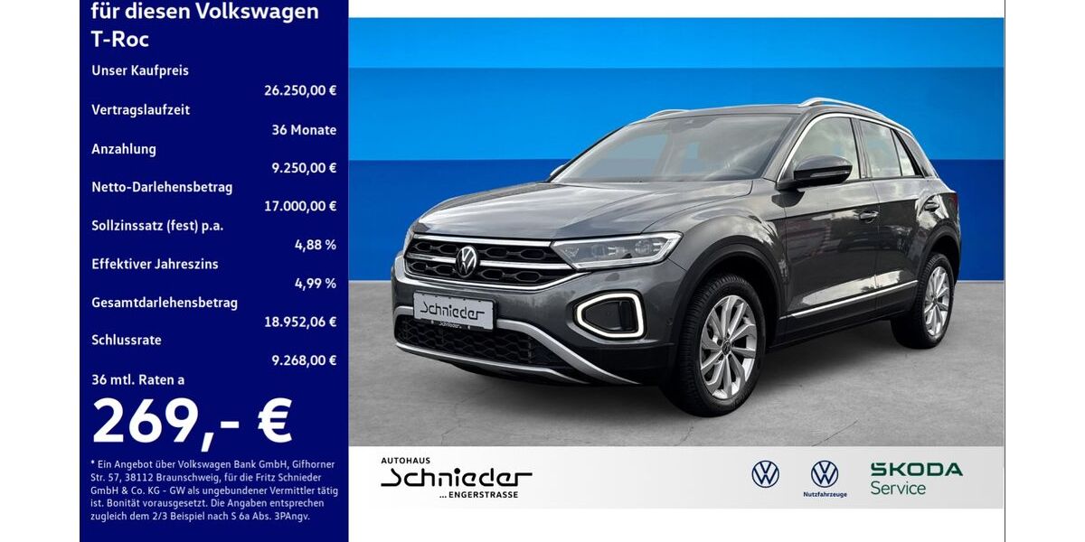 VW T-Roc 26.218 km 26.250 &euro; Herford 32051