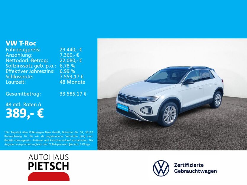 VW T-Roc 25.209 km 29.440 € Melle 49324