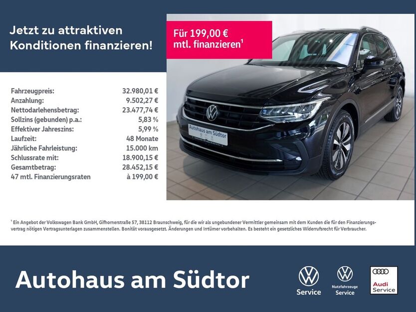 VW Tiguan 21.509 km 32.980 € Rietberg 33397