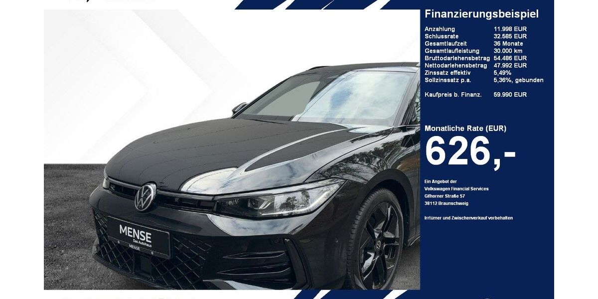 VW Passat 2.500 km 51.895 &euro; Gütersloh 33334