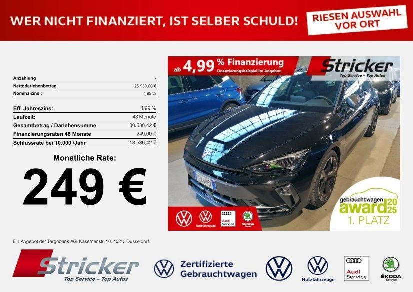 Cupra Leon 16.840 km 25.928 &euro; Detmold 32760