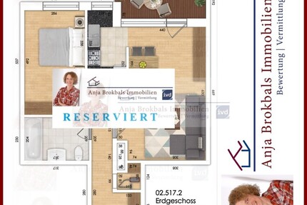 Erdgeschoss 2 in Kattenstroth_provisionsfrei für Käufer 2 zimmer