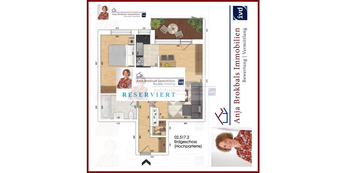 Erdgeschoss 2 in Kattenstroth_provisionsfrei für Käufer 2 zimmer