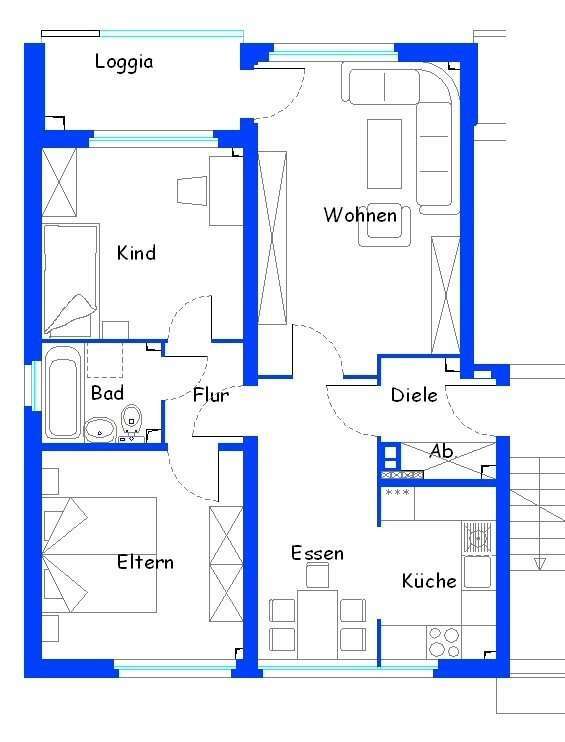 Wohnung zum Mieten in Oerlinghausen 539 € 69.72 m²