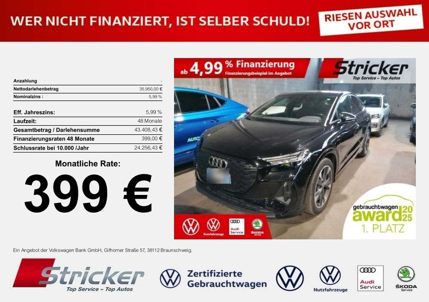 Audi Q4 e-tron 33.825 km 35.939 &euro; Detmold 32760