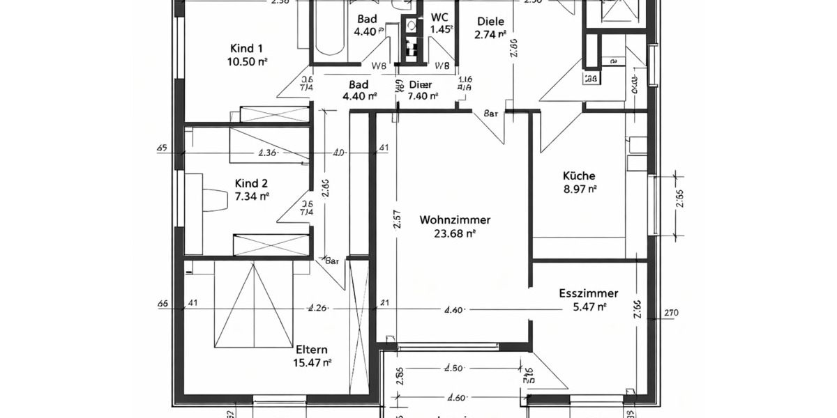 Etagenwohnung Bielefeld Kirchdornberg - 5 Zimmer, 106 m&sup2;, 169.000&euro; | Angebot:25696338