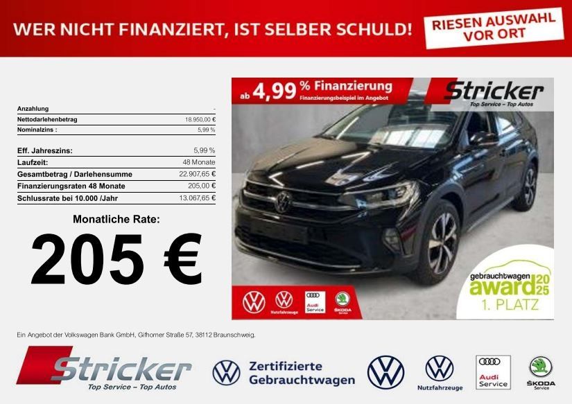 VW Taigo 36.057 km 18.949 &euro; Detmold 32760