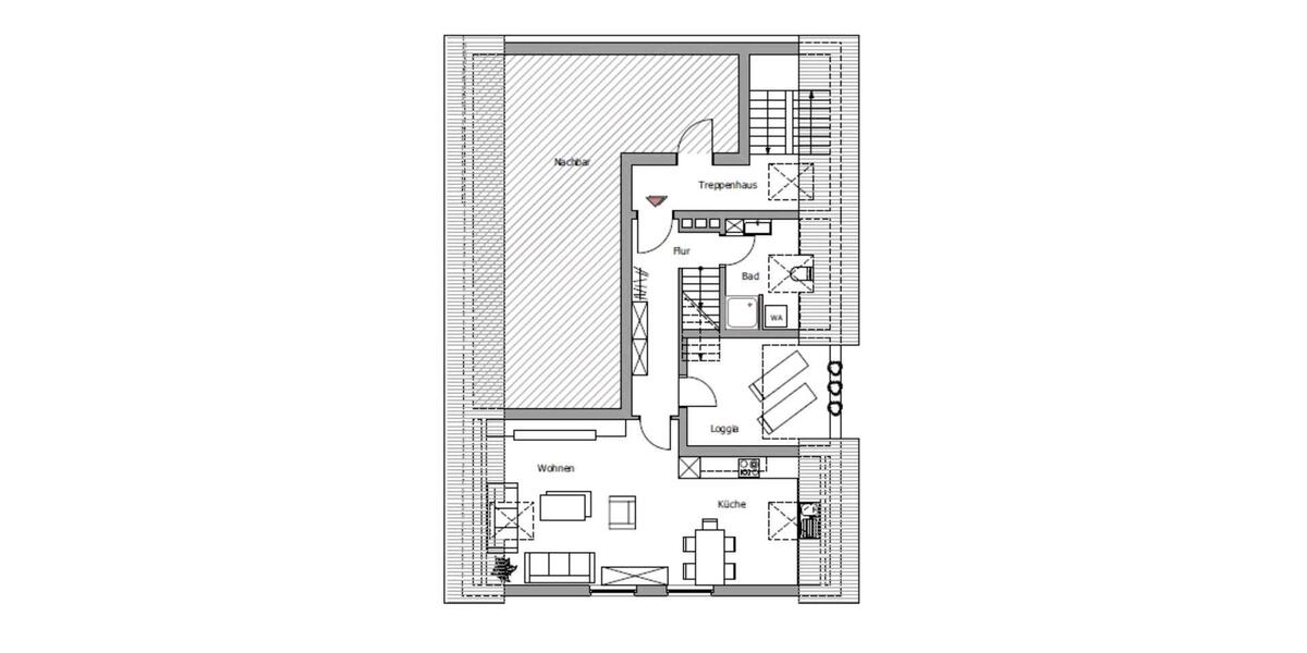 Maisonettenwohnung Spenge - 3 Zimmer, 80 m&sup2;, 140.000&euro; | Angebot:26887029