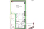 Etagenwohnung Bielefeld Gadderbaum - 1 Zimmer, 28 m&sup2;, 400&euro; | Angebot:26110157