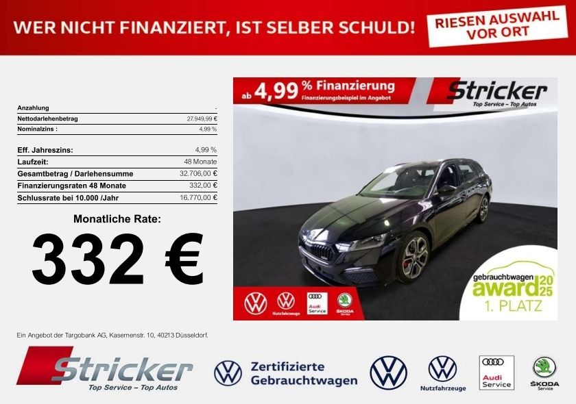 Skoda Octavia 37.170 km 27.949 &euro; Detmold 32760