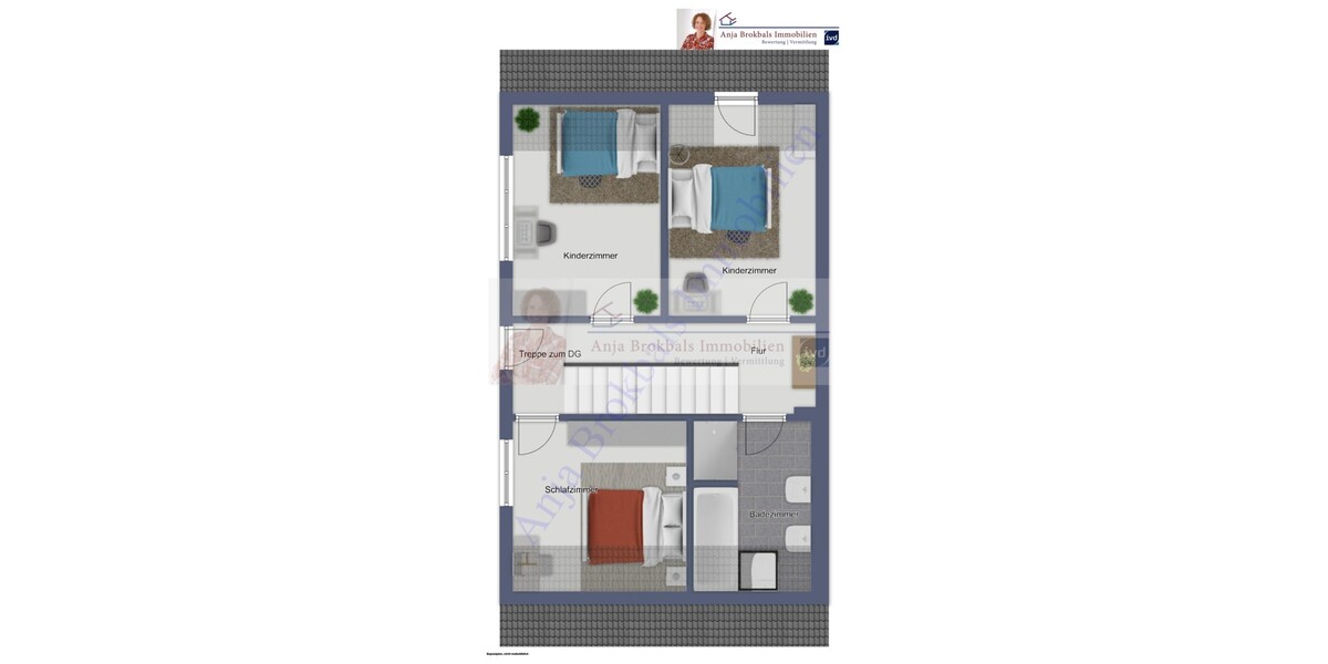 Zu Fuß in die City und zu den Schulen - DHH in ruhiger Lage - provisionsfrei für Käufer in Gütersloh - Doppelhaushälfte Gütersloh | Angebot:26794429