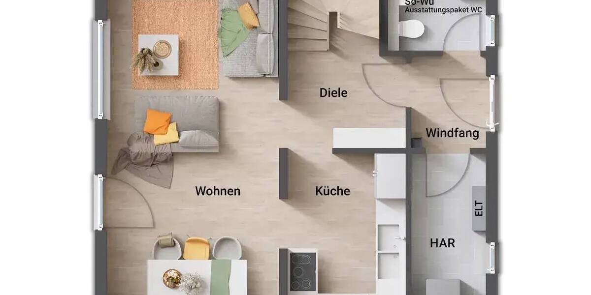 Einfamilienhaus Herford Elverdissen - 4 Zimmer, 103 m&sup2;, 315.290&euro; | Angebot:25706987