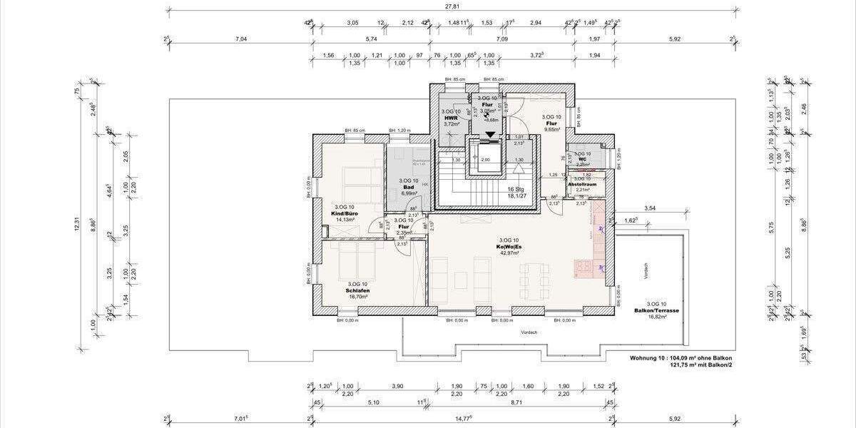 Etagenwohnung Lage - 2 Zimmer, 77 m&sup2;, 720&euro; | Angebot:25878177