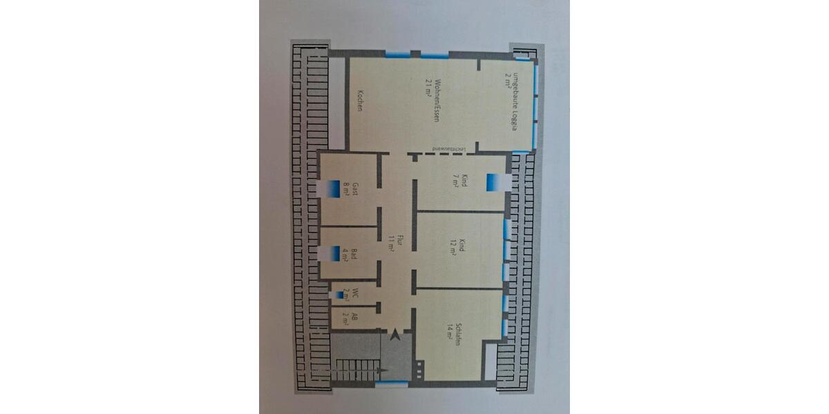 Dachgeschoßwohnung Bielefeld Brackwede - 4 Zimmer, 84 m&sup2;, 900&euro; | Angebot:25421929
