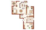 Etagenwohnung Bielefeld Senne - 3 Zimmer, 88 m&sup2;, 1.050&euro; | Angebot:26180087