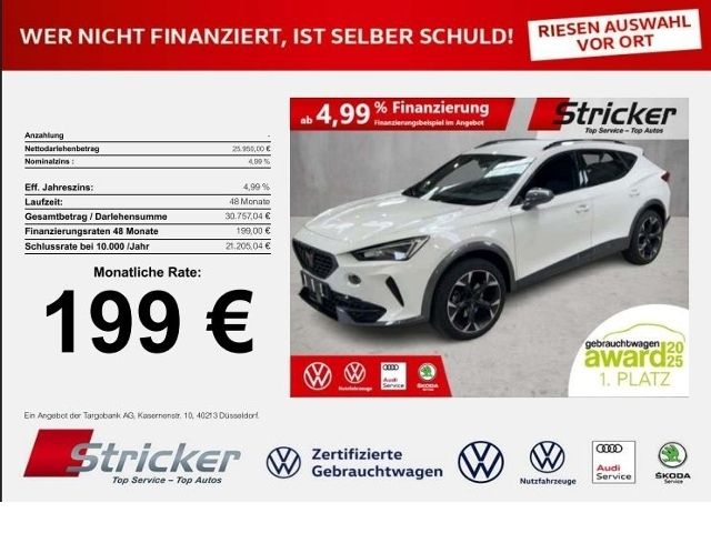 Cupra Formentor 14.672 km 25.899 € Detmold 32760