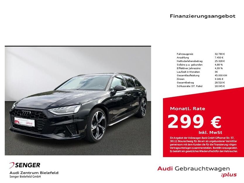 Audi A4 47.329 km 32.780 € Bielefeld 33609