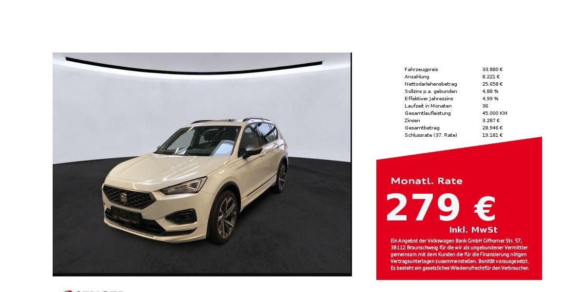 Seat Tarraco 58.786 km 32.380 &euro; Bielefeld 33609