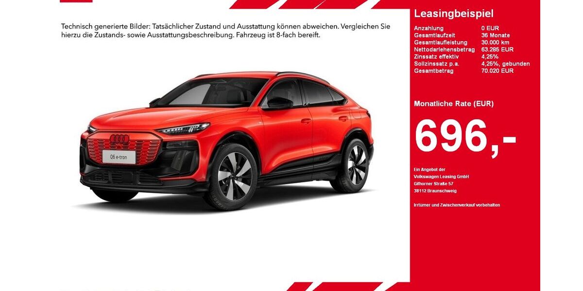Audi Q6 e-tron 12.346 km 63.285 &euro; Gütersloh 33330