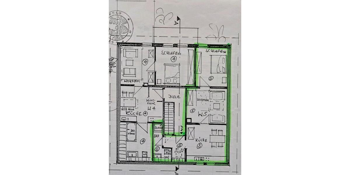 Maisonettenwohnung Bielefeld Schildesche - 2 Zimmer, 66 m&sup2;, 165.000&euro; | Angebot:26931455