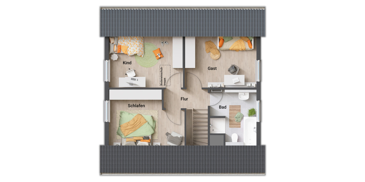 Einfamilienhaus Augustdorf - 5 Zimmer, 110 m&sup2;, 348.450&euro; | Angebot:25940656